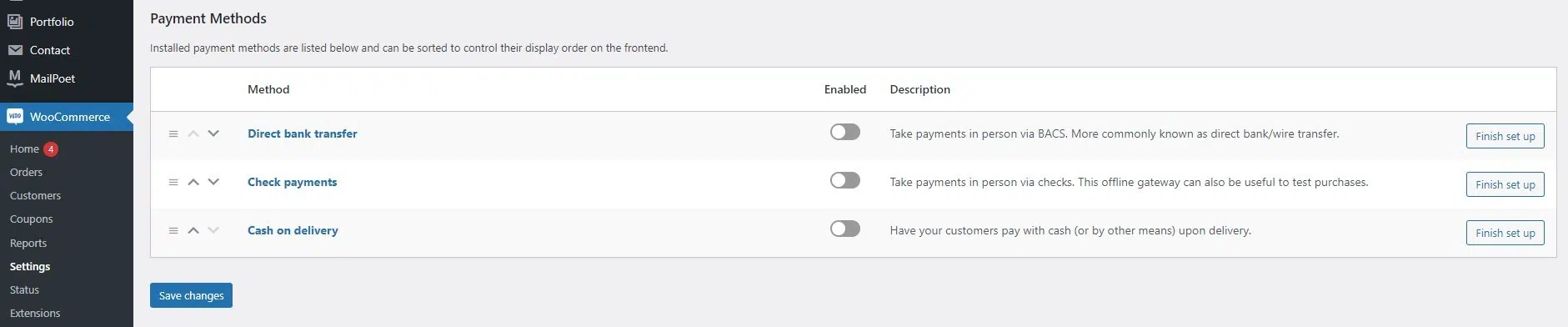 WooCommerce - Which payment types do you accept? - TemplateTrip