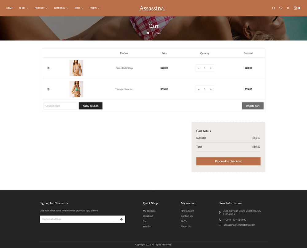 Assassina – Lingerie & Swimwear – WooCommerce Responsive Theme