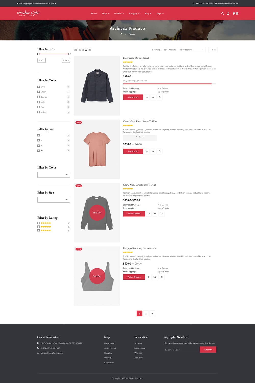 Venditore – Moda &Amp; Abbigliamento - Tema reattivo di Woocommerce