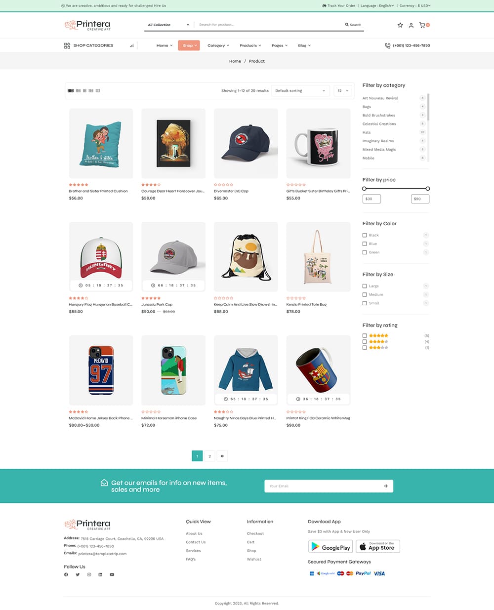 Printera - Print-on-Demand (POD) Fashion Apparel WooCommerce Theme - Image 4