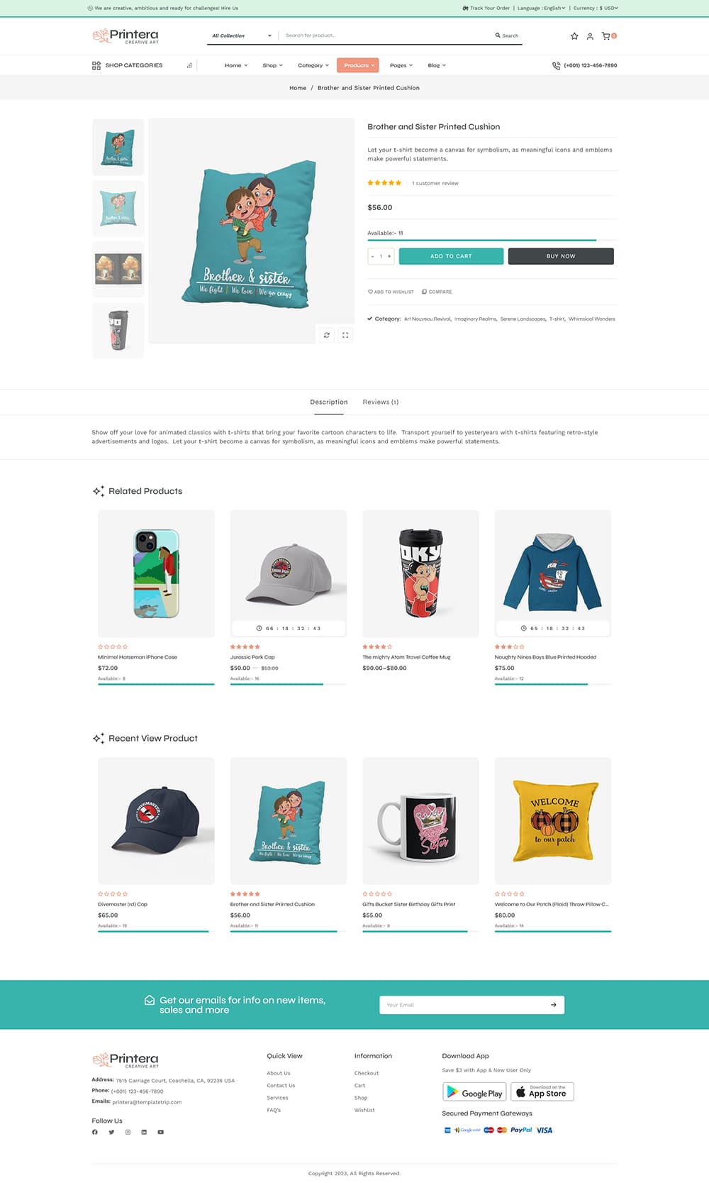 Printera - Print-on-Demand (POD) Fashion Apparel WooCommerce Theme - Image 9