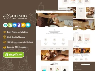 Unison - Shopify Responsive Theme for Spa, Beauty, Health & Wellness Stores