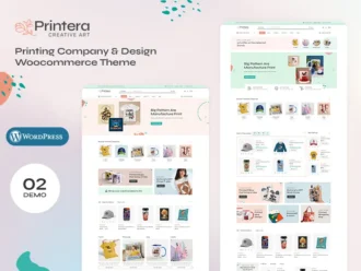 Printera - Print-on-Demand (POD) Fashion Apparel WooCommerce Theme