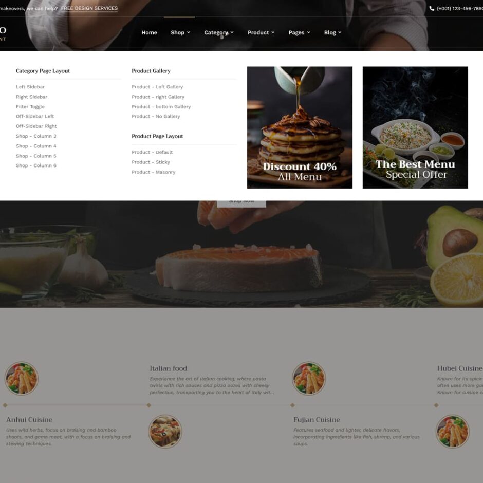 Grillyano - Restaurant, Fast Food, Dishes - WooCommerce Responsive Theme