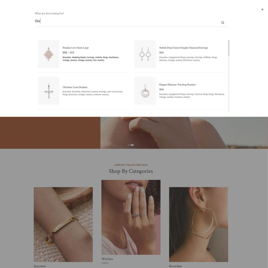 Gemstone - Elegance Jewelry Store - WooCommerce Responsive theme