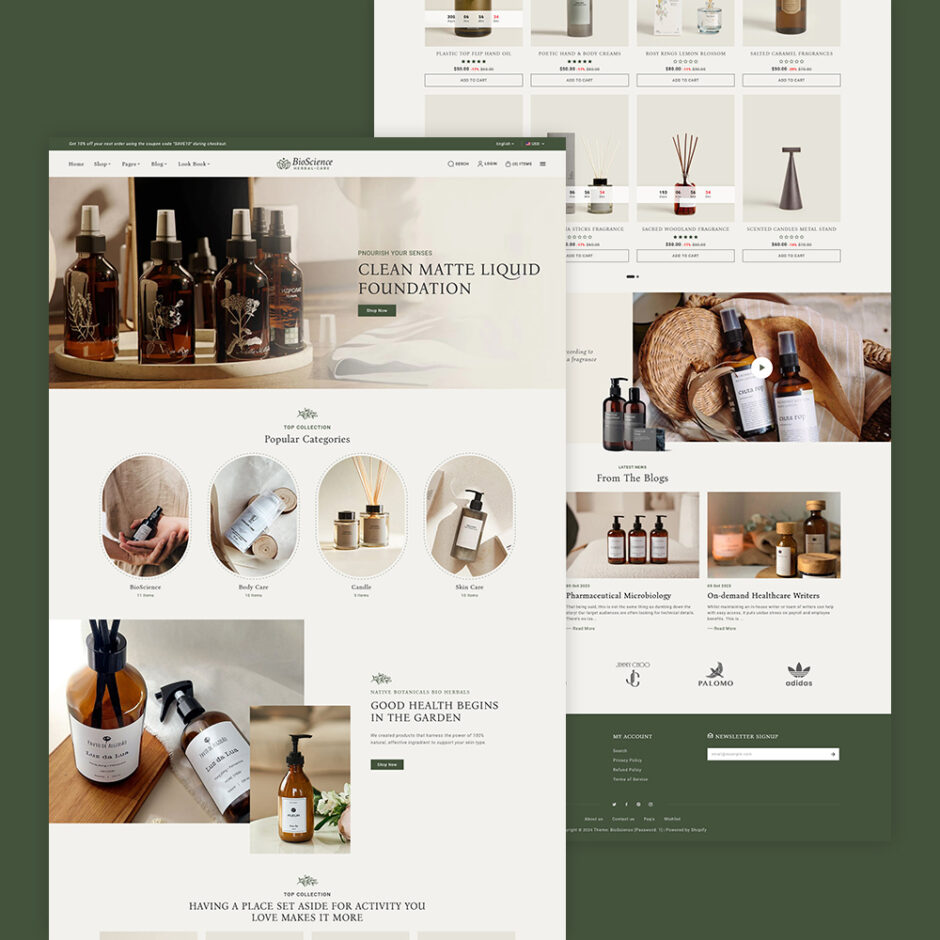 BioScience - Crafted Shopify Theme For Natural Beauty Care