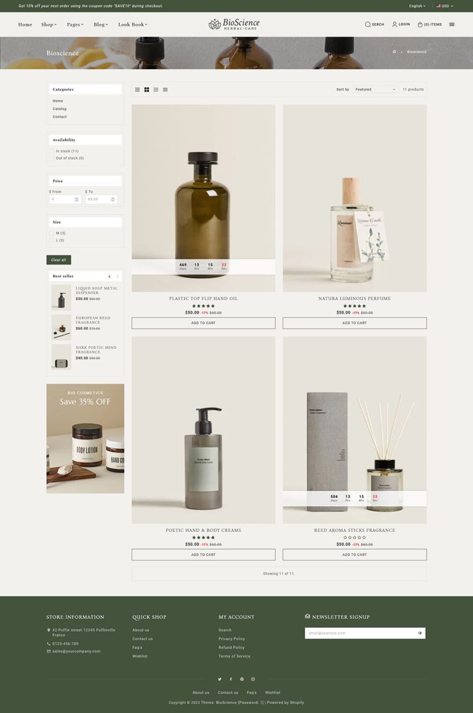 BioScience - Crafted Shopify Theme For Natural Beauty Care
