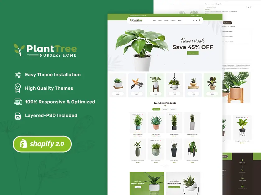 Plant Tree & Nursery - Shopify Responsive Theme