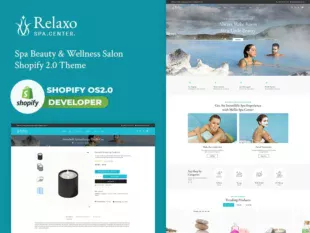 Relaxo Beauty & Spa - Shopify OS 2.0 Theme