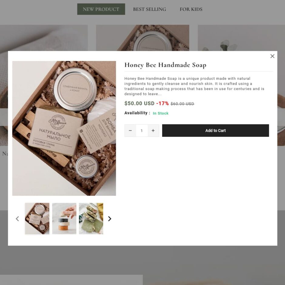BlissSoap - Shopify Crafted theme for Handmade Soap, Soy Candle, Artistic Makers
