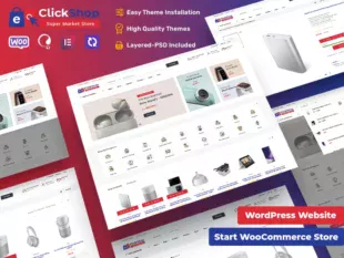 ClickShop - WooCommerce Theme For Electronic & Gadgets Marketplace Store