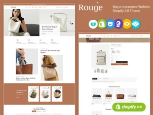 Rouge - Luxury Leather Bag Shops for Shopify Theme