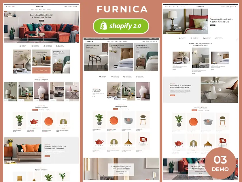 Furnica - Shopify Responsive Theme For Home Decor, Furniture, Art & Crafts