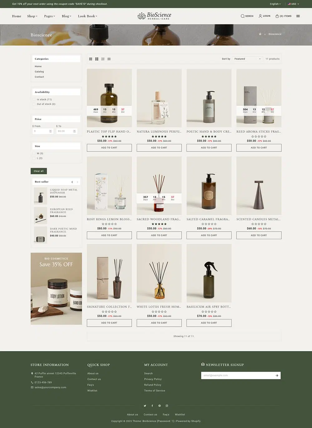 BioScience - Crafted Shopify Theme For Natural Beauty Care
