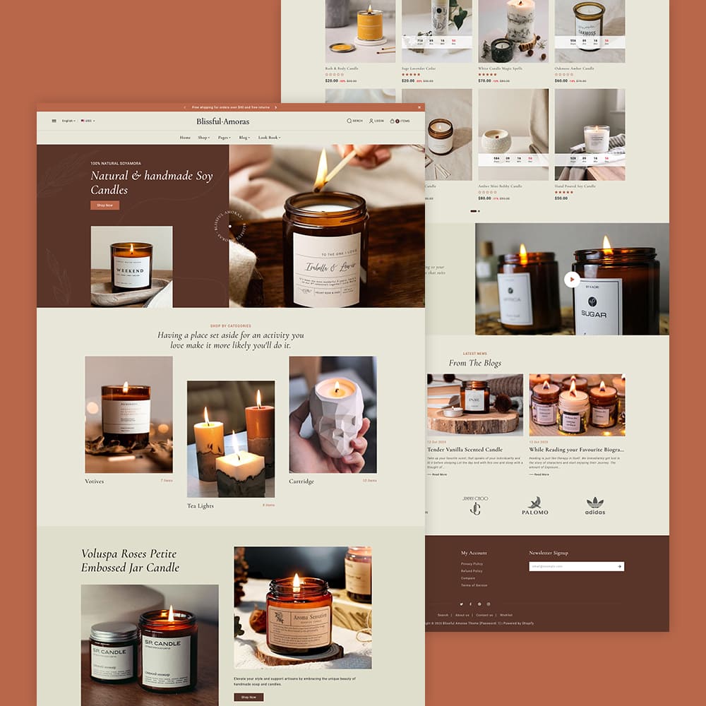 Blissful Amoras - Crafted Shopify Multipurpose Responsive Theme