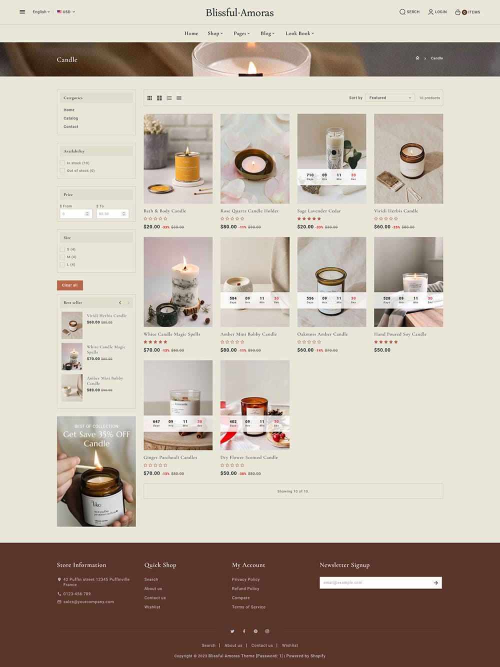 Blissful Amoras - Crafted Shopify Multipurpose Responsive Theme