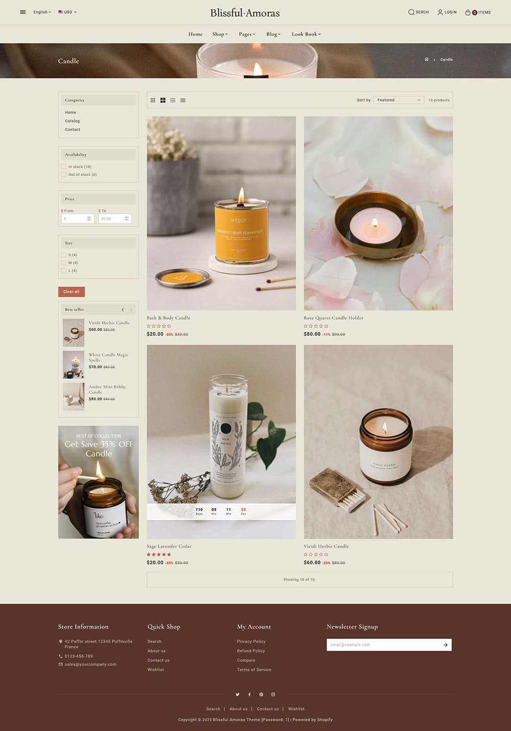 Blissful Amoras - Crafted Shopify Multipurpose Responsive Theme