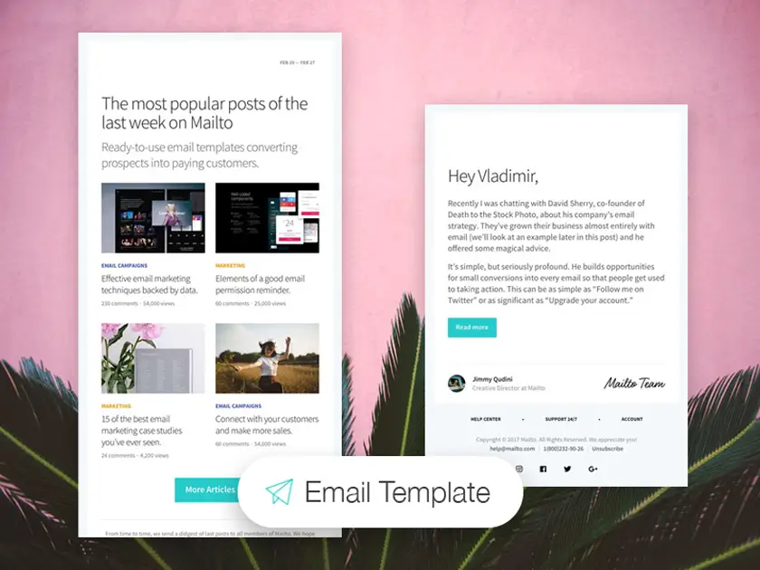 Email Template (ET) Design