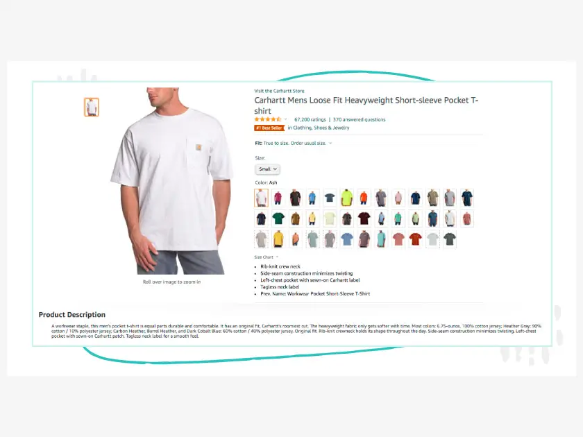 Product Listing & Description