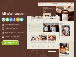 Blissful Amoras - Tema responsivo multipropósito de Shopify diseñado