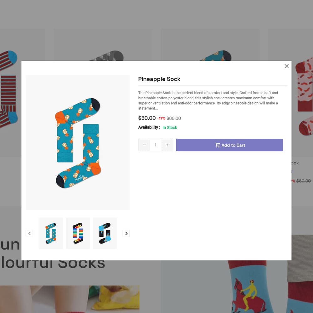 SoftSteps - Minimal Shopify theme for Printed Socks & POD Fashion Accessories