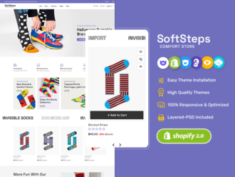 SoftSteps - Minimal Shopify theme for Printed Socks & POD Fashion Accessories SoftSteps - Minimal Shopify theme for Printed Socks & POD Fashion Accessories