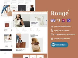 Rouge – Luxusmode-Ledertaschen – Responsive Theme für WooCommerce