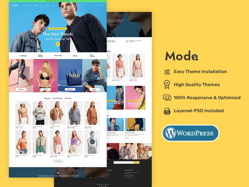 Mode - Minimal Fashion & LifeStyle - WooCommerce Responsive Theme