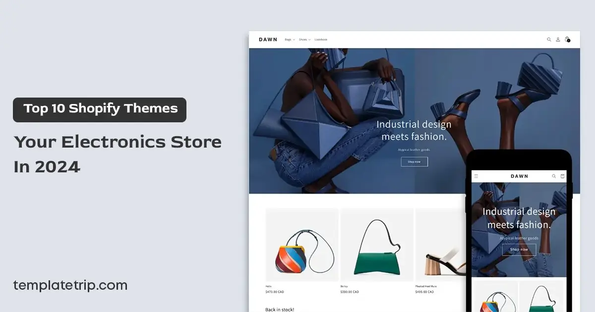 Top 10 Best Shopify Themes for Your Electronics Store in 2024 - TemplateTrip