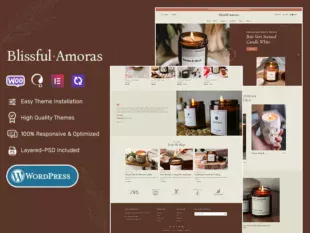 BlissfulAmoras - WooCommerce Theme For Natural & Handmade Soy Candles BlissfulAmoras - WooCommerce Theme For Natural & Handmade Soy Candles