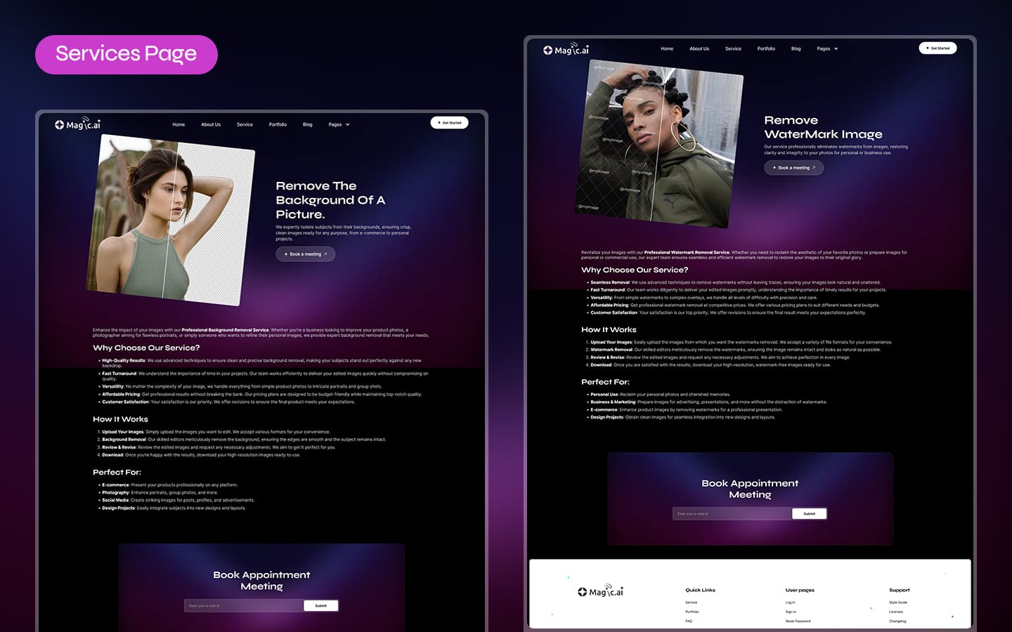 Magic Ai - Webflow Template for Ai Tools & SaaS Tech Products