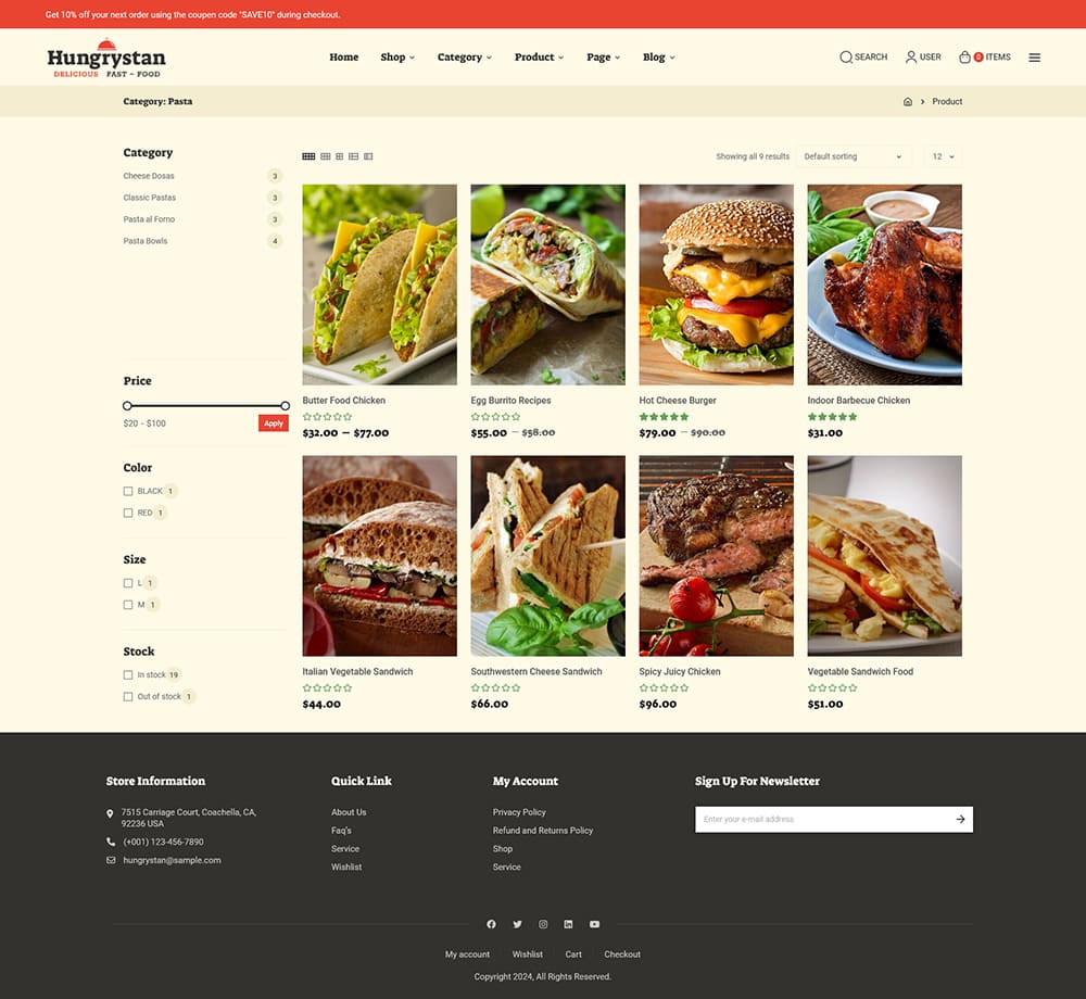 Hungrystan - WooCommerce Theme For HoReCa, Fast Food, Cafes & Restaurants