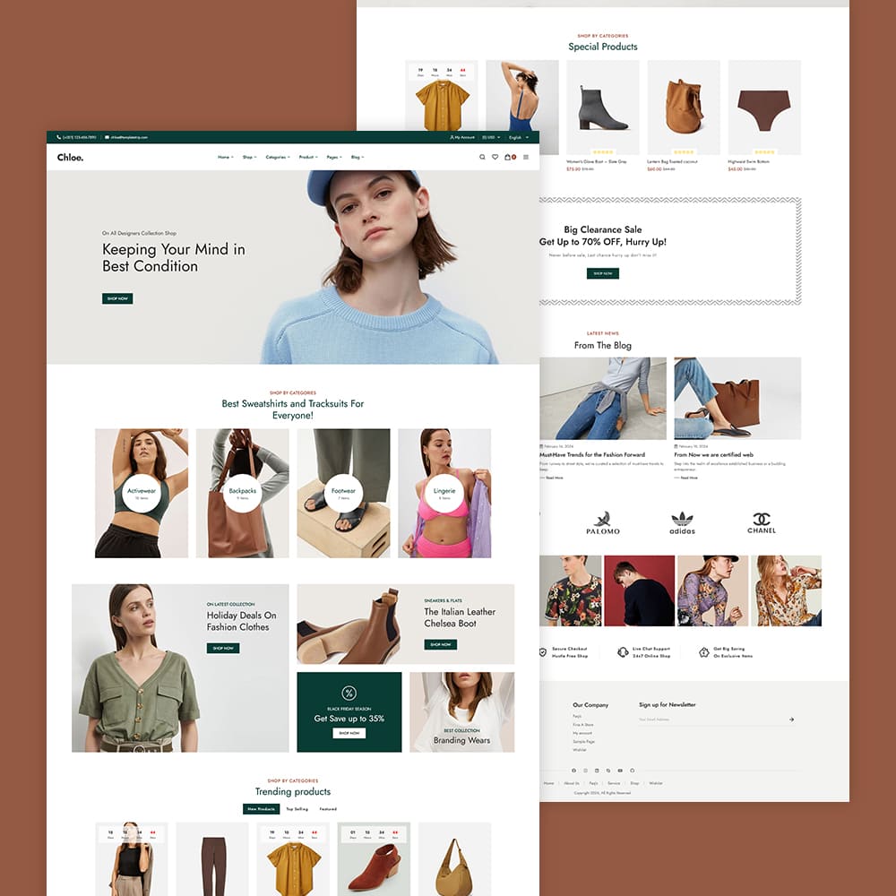Chloe - Fast Fashion & Apparels - WooCommerce Theme