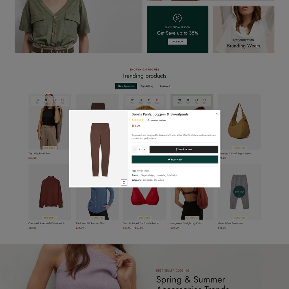 Chloe - Fast Fashion & Apparels - WooCommerce Theme