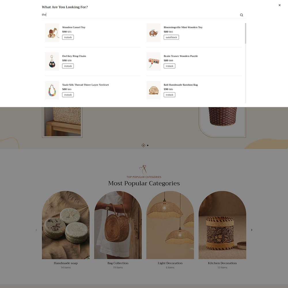 Craftsman – WooCommerce Theme for Handmade, Home Decor & Furniture