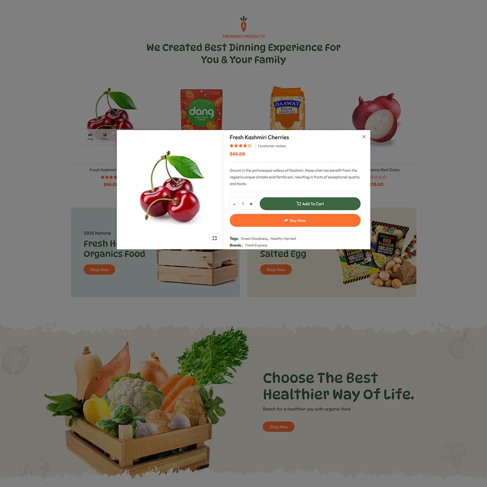 FreshMart - Best WooCommerce Theme For Farmers, Organics, Veggie, Grocery