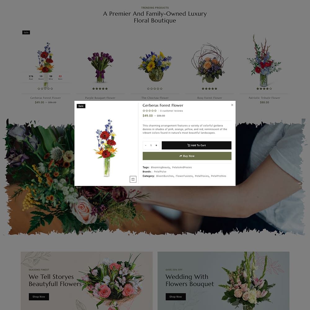 Florance - Crafted WooCommerce Theme For Flowering & Crafts Stores Florance - Crafted WooCommerce Theme For Flowering & Crafts Stores