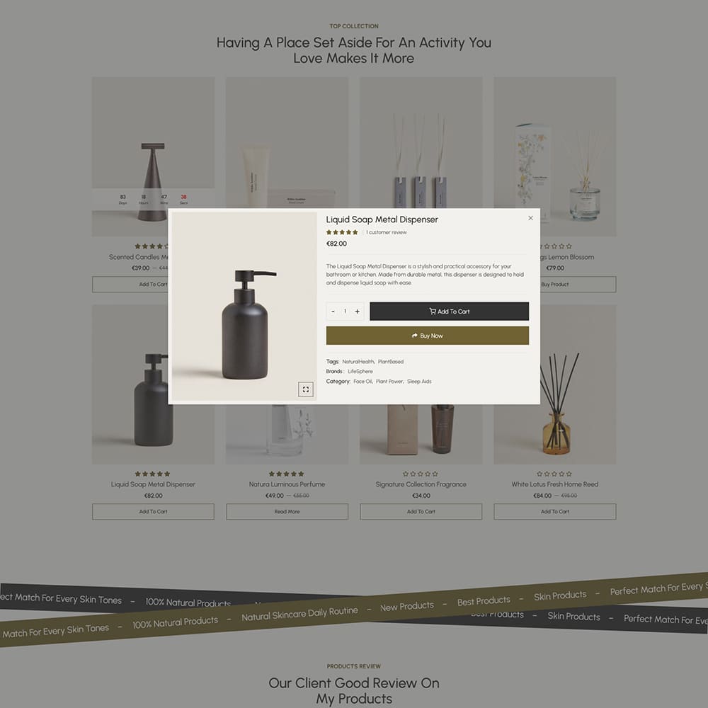 Herbalista - WooCommerce theme for Natural Beauty Care & Bio-Cosmetics