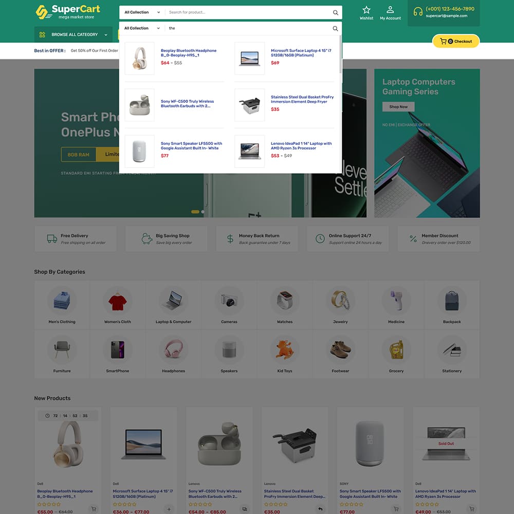 SuperCart - Best Electronics & Smart Gadgets WooCommerce Theme