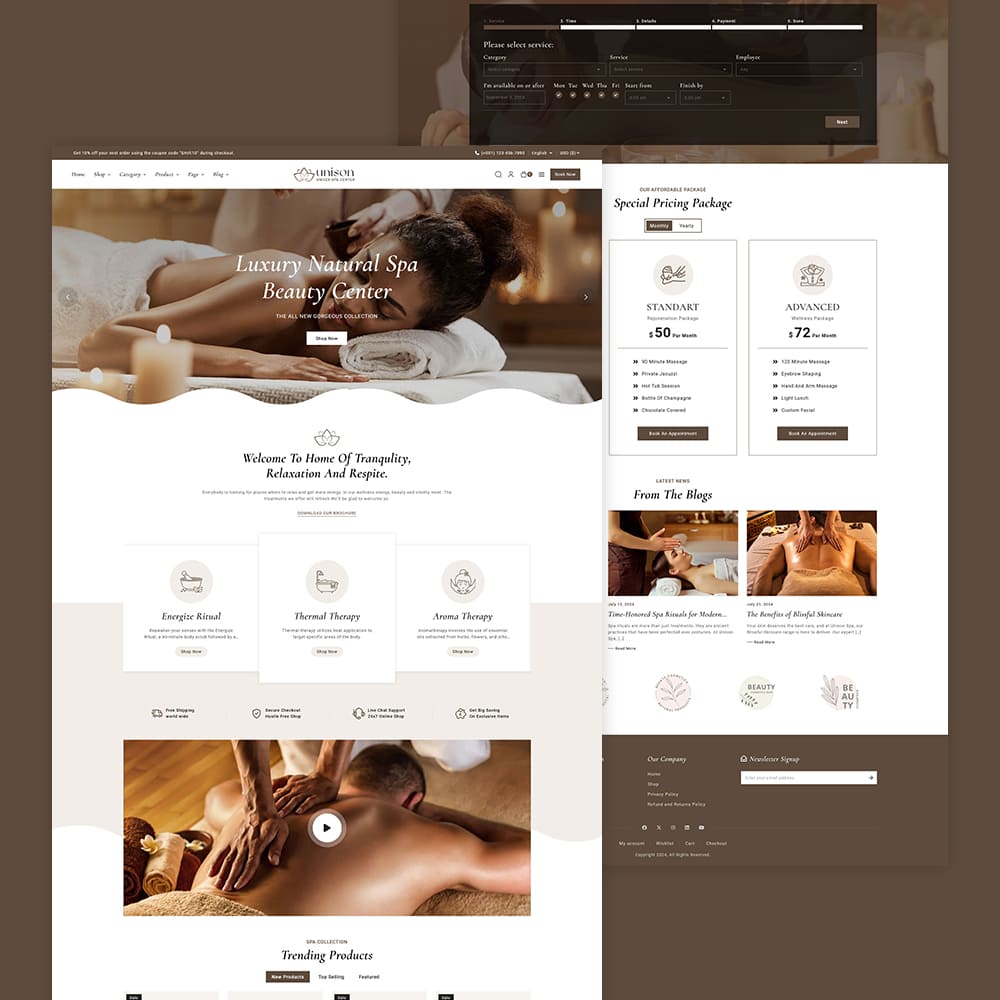 Unison - Spa, Health & Wellness Theme for WooCommerce Stores
