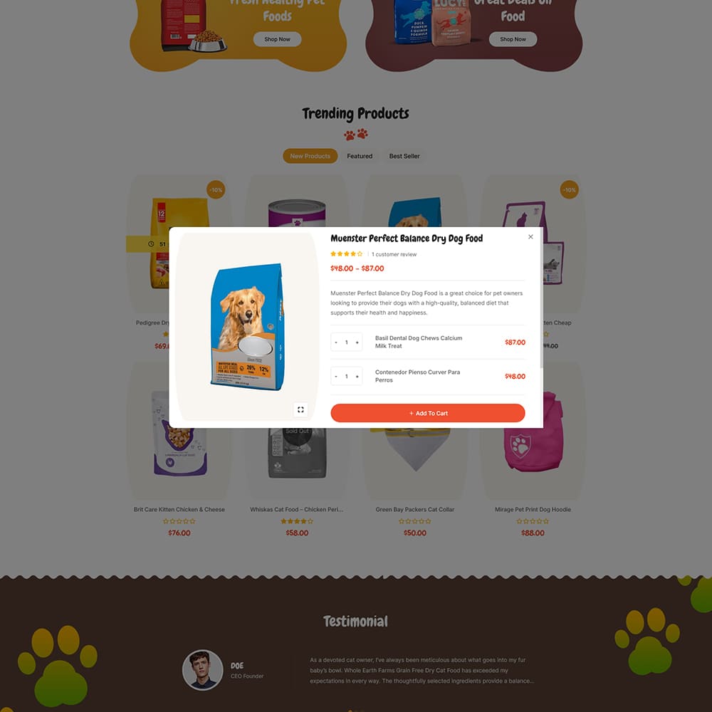 WoofWild - Pets & Care Store - WooCommerce Responsive Theme