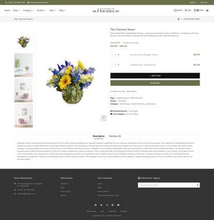 Florance - Crafted WooCommerce Theme For Flowering & Crafts Stores