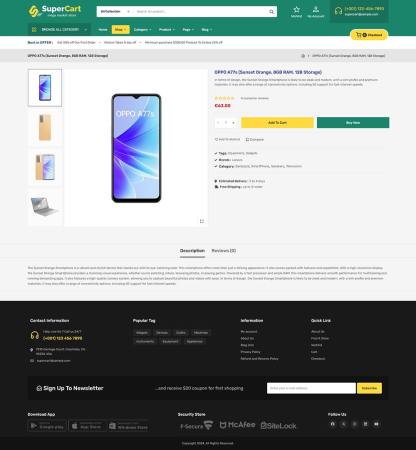 SuperCart - Best Electronics & Smart Gadgets WooCommerce Theme