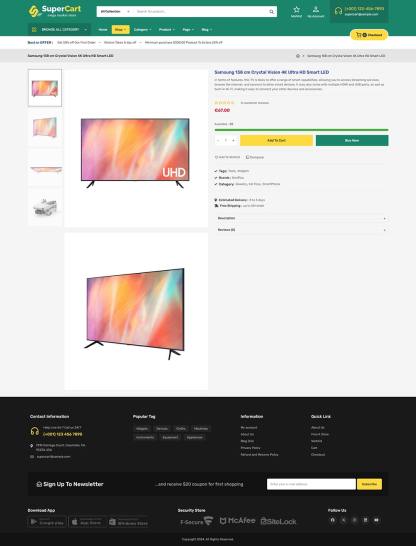 SuperCart - Best Electronics & Smart Gadgets WooCommerce Theme
