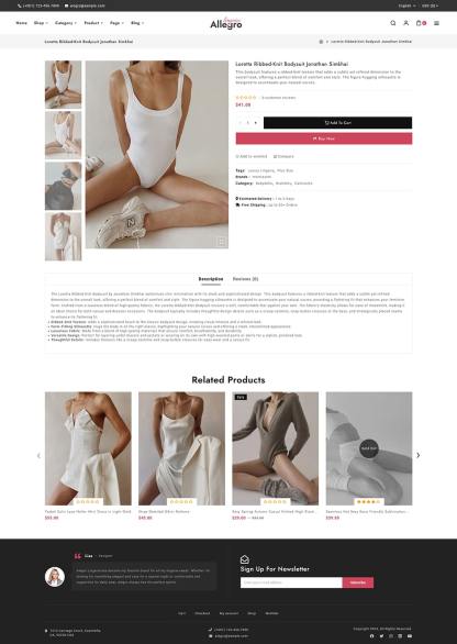 Allegro - Lingerie & Underwear - WooCommerce Theme