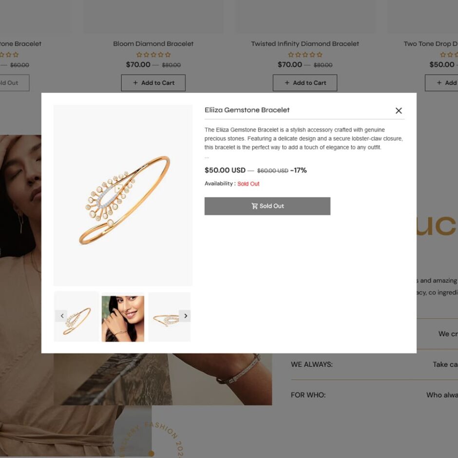 Dazzing - Jewelry Store - Shopify multipurpose Theme