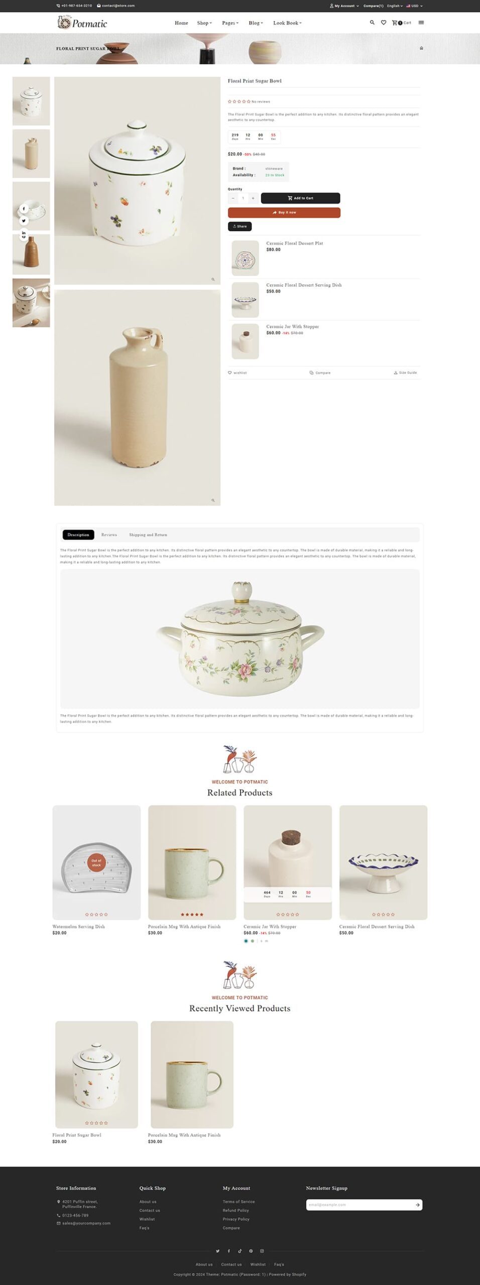 Potmatic - Ceramic, Pottery, Home Decor, Art & Crafts - Shopify Theme Potmatic - Ceramic, Pottery, Home Decor, Art & Crafts - Shopify Theme