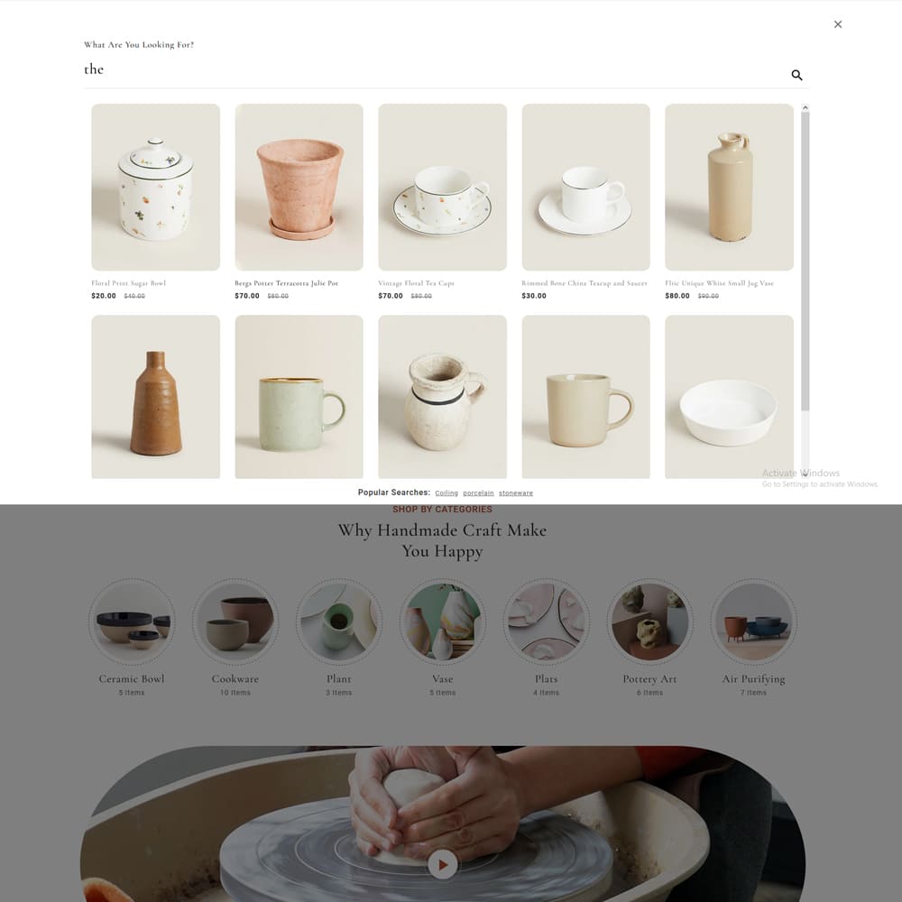Potmatic - Ceramic, Pottery, Home Decor, Art & Crafts - Shopify Theme Potmatic - Ceramic, Pottery, Home Decor, Art & Crafts - Shopify Theme