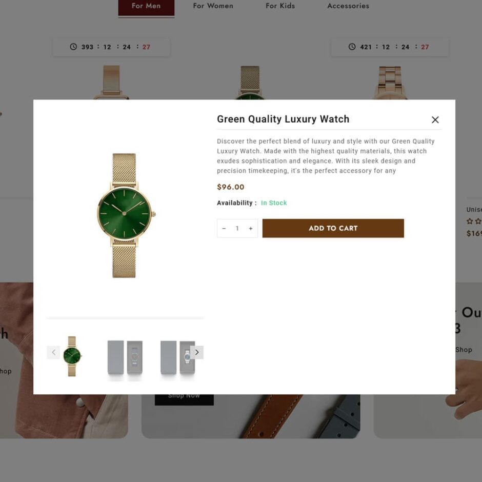WristWise - Watches & Accessories - Shopify Theme