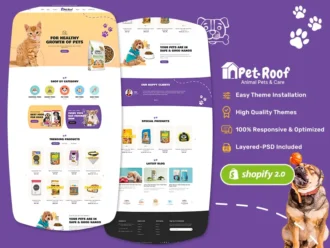 PetRoof - Animal & Pets Care - Shopify Responsive Theme PetRoof - Animal & Pets Care - Shopify Responsive Theme